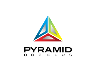 Pyramid 802 Plus logo design by AisRafa