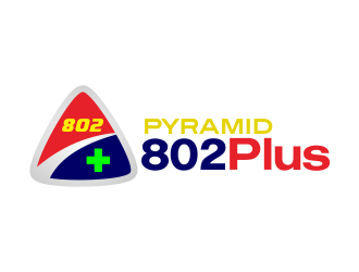 Pyramid 802 Plus logo design by AisRafa