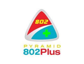 Pyramid 802 Plus logo design by AisRafa