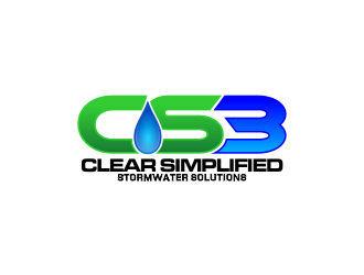 CS3 - Clear Simplified Stormwater Solutions logo design by perf8symmetry