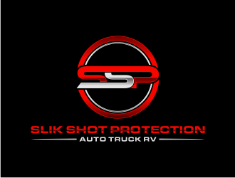 SLIK SHOT PROTECTION  AUTO TRUCK RV  logo design by johana