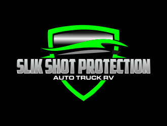 SLIK SHOT PROTECTION  AUTO TRUCK RV  logo design by Greenlight