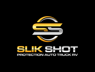 SLIK SHOT PROTECTION  AUTO TRUCK RV  logo design by RIANW