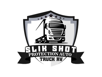 SLIK SHOT PROTECTION  AUTO TRUCK RV  logo design by zubi