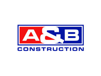 A & B Construction logo design by nurul_rizkon