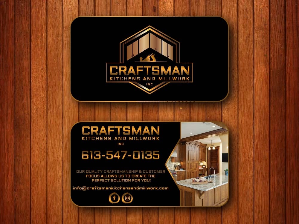 Craftsman Kitchens and Millwork  logo design by bulatITA