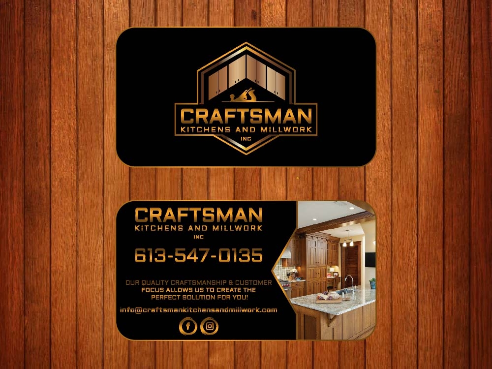 Craftsman Kitchens and Millwork  logo design by bulatITA