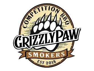 Grizzly Paw Smokers logo design by haze