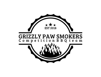 Grizzly Paw Smokers logo design by BlessedArt