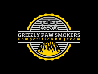 Grizzly Paw Smokers logo design by BlessedArt
