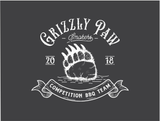 Grizzly Paw Smokers logo design by Mardhi