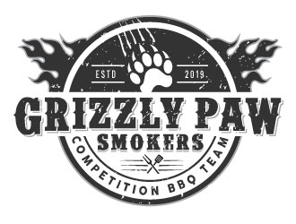 Grizzly Paw Smokers logo design by Conception