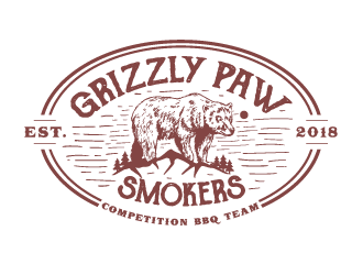 Grizzly Paw Smokers logo design by Ultimatum