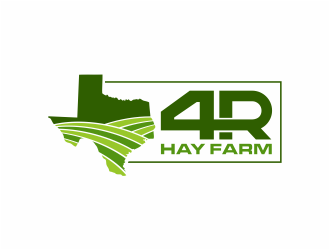 4R Hay Farm logo design by mutafailan