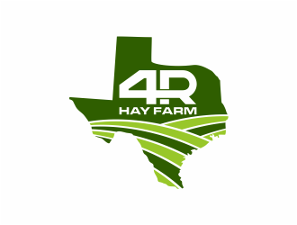 4R Hay Farm logo design by mutafailan