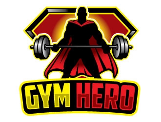 Gym Hero logo design by Conception