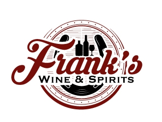 Franks Wine & Spirits logo design by AamirKhan