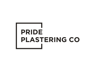 Pride Plastering Co. logo design by superiors