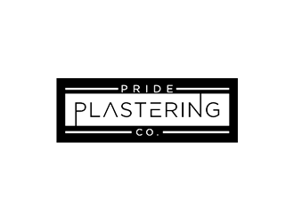 Pride Plastering Co. logo design by jancok