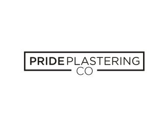Pride Plastering Co. logo design by febri
