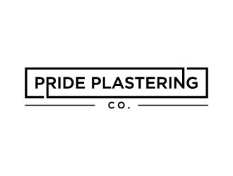 Pride Plastering Co. logo design by maserik