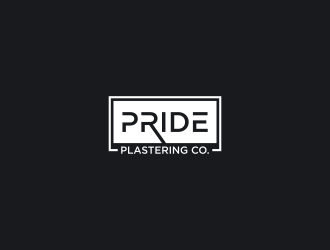 Pride Plastering Co. logo design by uptogood