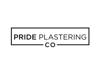 Pride Plastering Co. logo design by logitec