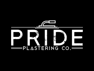 Pride Plastering Co. logo design by zubi