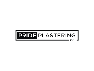 Pride Plastering Co. logo design by Jhonb