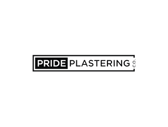 Pride Plastering Co. logo design by Jhonb