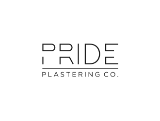 Pride Plastering Co. logo design by KQ5
