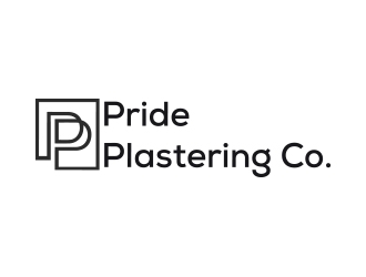 Pride Plastering Co. logo design by zubi