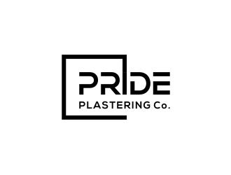 Pride Plastering Co. logo design by Kraken