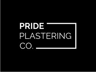 Pride Plastering Co. logo design by Kraken