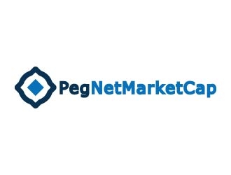 PegNetMarketCap logo design by bulatITA