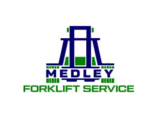 Medley Forklift Service logo design by AYATA