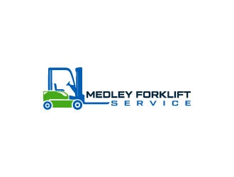 Medley Forklift Service logo design by AYATA