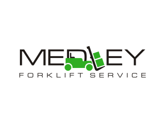 Medley Forklift Service logo design by Barkah