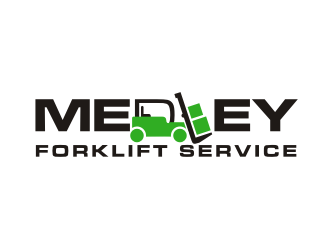 Medley Forklift Service logo design by Barkah