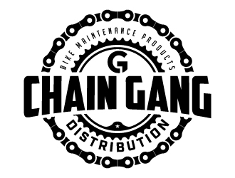 chain gang distribution logo design by jaize