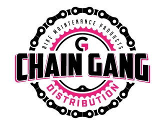 chain gang distribution logo design by jaize