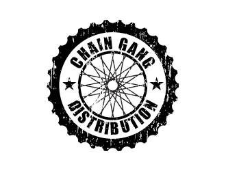 chain gang distribution logo design by MarkindDesign