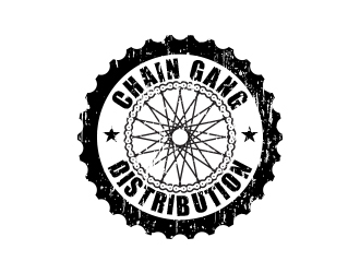 chain gang distribution logo design by MarkindDesign