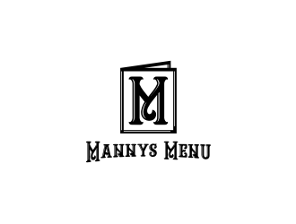 Mannys Menu logo design by sodimejo