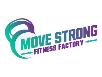 Move Strong Fitness Factory logo design by daywalker