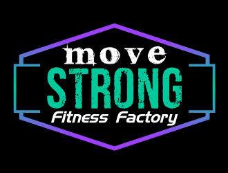 Move Strong Fitness Factory logo design by axel182