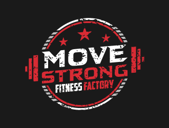 Move Strong Fitness Factory logo design by pencilhand