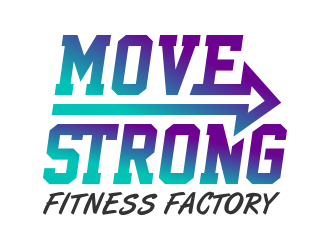 Move Strong Fitness Factory logo design by FriZign