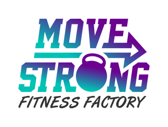 Move Strong Fitness Factory logo design by FriZign