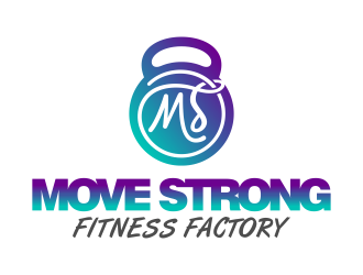 Move Strong Fitness Factory logo design by FriZign
